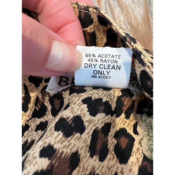 Vintage 80s Animal Print and Floral skirt set - Picture 7 of 7